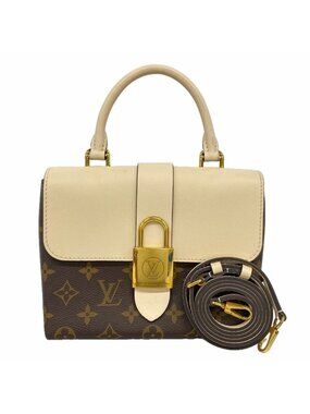 Louis Vuitton Handbag Monogram Locky BB Brown Cream 2-Way Bag